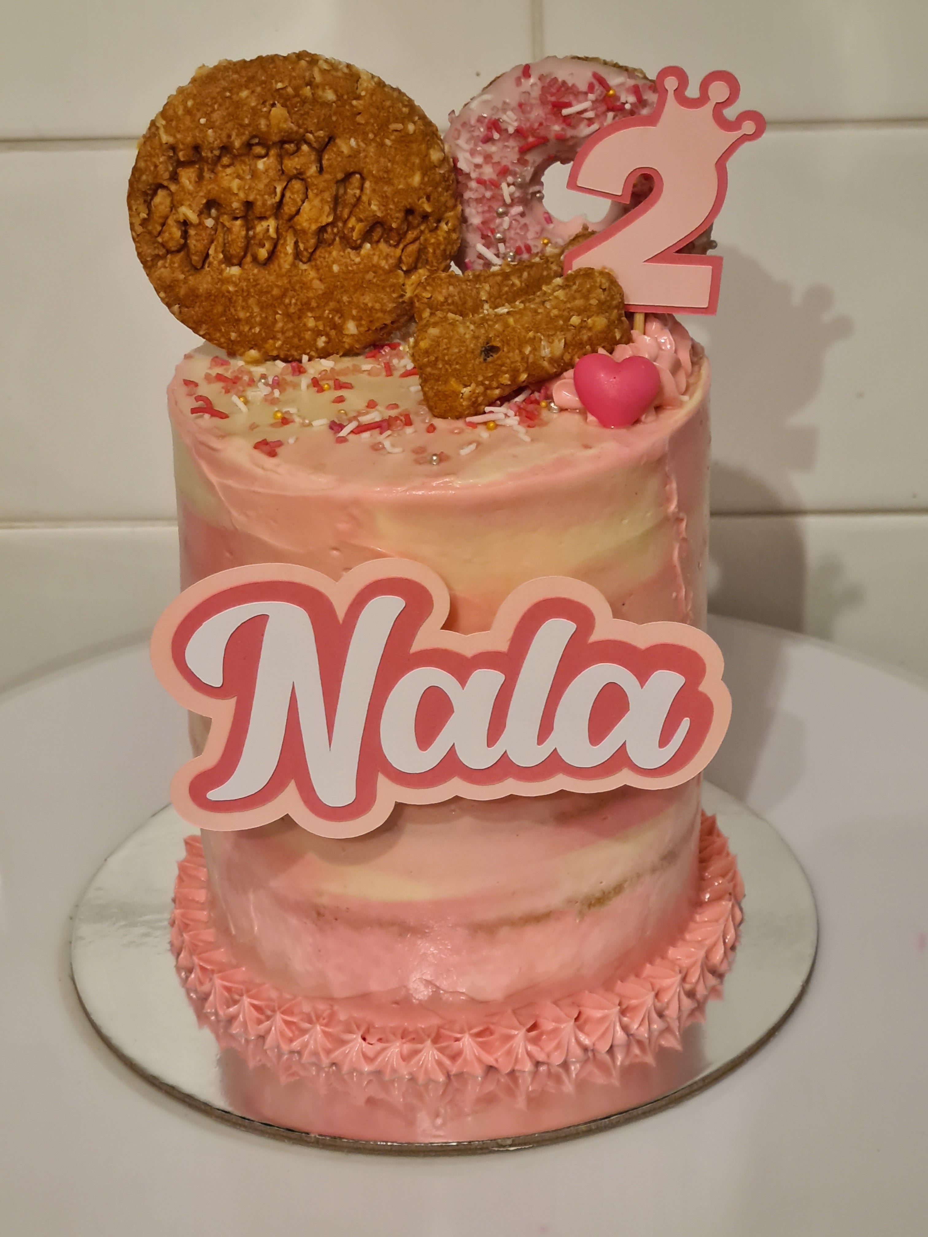 'Naked' Birthday Cake